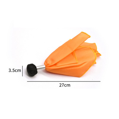 Orange Fußball Elfmeter Flagge Set 2-teilig 27 cm lang Satin Stoff mit Sandsack