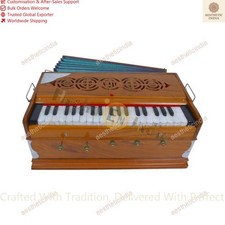 New 2 Reed 3 Octave 37 Key 432 HZ 440 HZ Tuning Harmonium 5 Stopper Multi Bellow