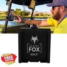 DESERT FOX GOLF Phone Caddy Adj Golf Cart Holder Black