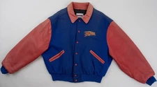 Vintage 90s Speed Racer Mach 5 Varsity Jacket Wool Leather Bomber Anime Mens XL