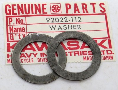 92022-112 Kawasaki Washers (set of 2) for F5 F8 F9 H2 KZ750 KZ400