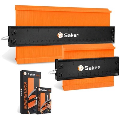 Saker Kontur-Vervielfältigungslehre 12cm 25cm Profi Holz Metall Konturlehre