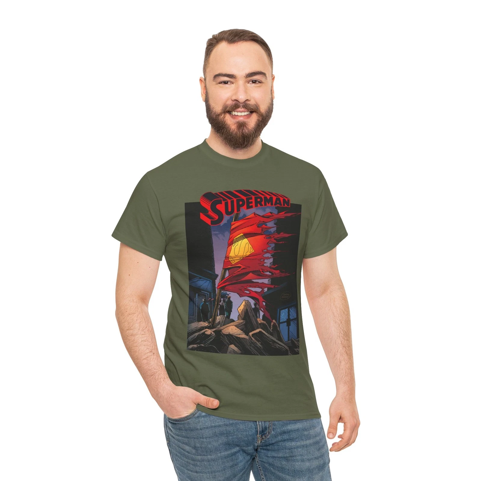 Death of Superman T-Shirt - DC Comics - Superman 75 - Doomsday Battle