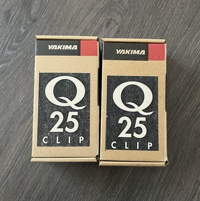 Brand New Open Box Yakima Q25 Q Clips #25 Part #0625 Pads And Stickers Lot Of 2