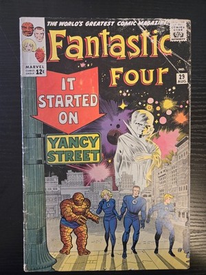 Fantastic Four #29 Marvel Original 1964 Comic - BEYONDER Yancy Street RED GHOST