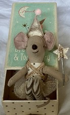 Maileg Tooth Fairy Big Sister Mouse Striped Legs Retired