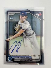 2024 Bowman Draft - Chrome Prospect Auto Johnny King #CPA-JKI Refractor /499