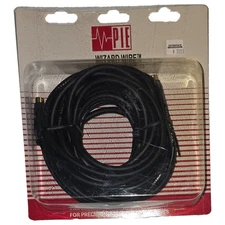 Vintage NOS PIE Wizard Wire™ 10 ft RCA Interconnect Cable • Sealed • Competition