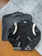 BNWT Celine Corduroy Teddy Black Jacket Size ...
