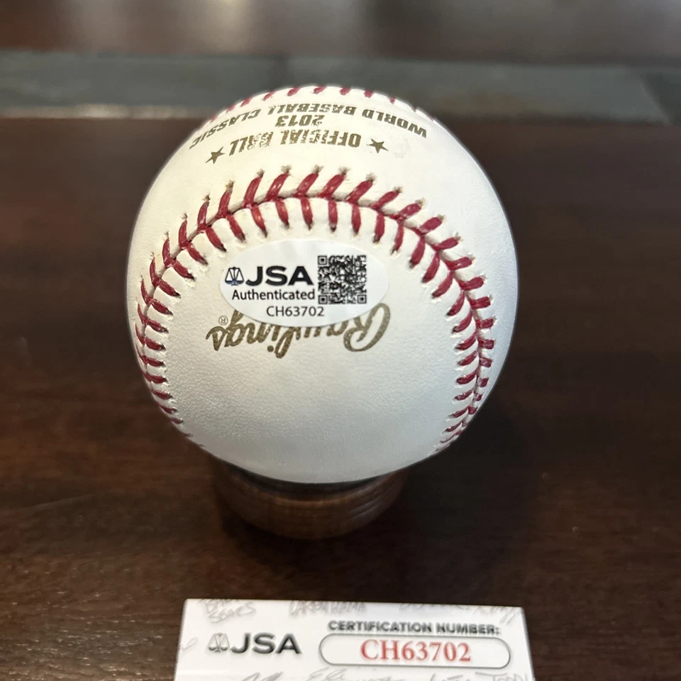 Sergio Romo Firmado NUEVO 2013 CBC Béisbol. JSA Foto 4 de 4