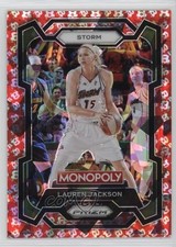 2024 Panini Prizm Monopoly WNBA Free Parking Prizm Lauren Jackson #12 1it5