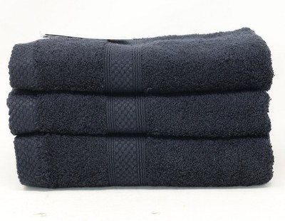 Ägyptisches Handtuch Luxury Collection 100% Baumwolle 500GSM Schwarz Handtuch 50x85cm 6 Stück