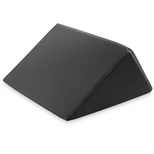 Triangle Wedge Massage Bolster Pillow, XL -19" x 12" x 20" x 15.5" - Black