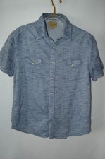 Lucky Brand Mens Western Shirt Size Large L B...