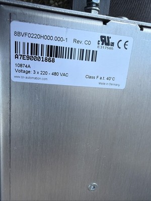 B&r Line Filter 8BVF0220H000.000-1 ACOPOSmulti Revision C0 8BV F