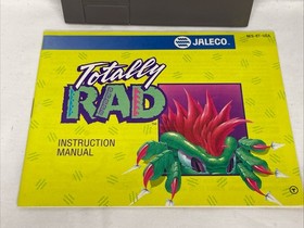 Totally Rad NES Nintendo Entertainment System Cart and Manual Tested Authentic