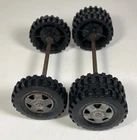 Set Of 6 Structo 5 Spoke Wheels Tires Dually Axle Assembly Parts Restore Custom