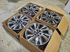 New Oem Gm Set 22x9 00-26 Chevy Gmc Sierra 1500 Yukon Silver Wheels 84799391