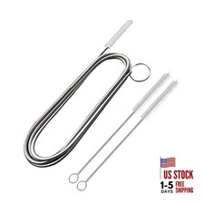 61 Inch Long Drain Brush Hose Flexible Feeding Tube and Pipe Cleaning Brush