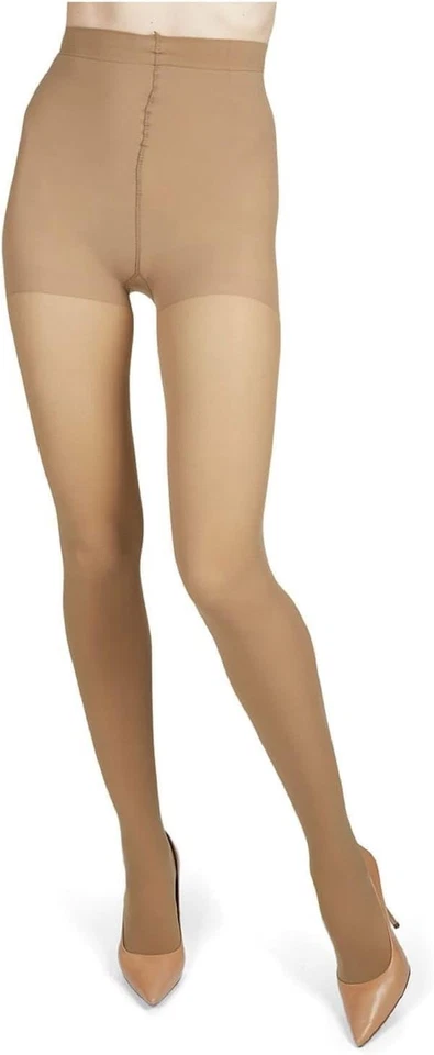 Paquete de 6 mallas superiores de control opaco, microfibra de terciopelo suave, tallas XS-Q2 disponibles Foto 3 de 4