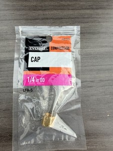 Everbilt 1/4 in OD Compression Cap, Brass, Universal, 1-Pack, LFA-5