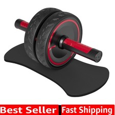 Ab Roller Wheel, Heavy Duty Workout Equipment for Home Gym, Professional Meta...