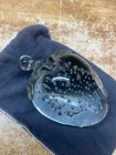 Vintage Steuben Glass Controlled Bubble Small Strawberry Figurine 2"