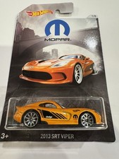 Hot Wheels MOPAR 2013 Dodge Viper SRT Orange 10SP GDG54 1:64 Diecast READ
