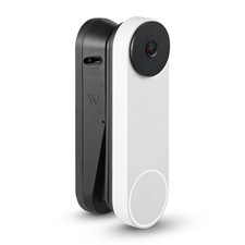 Wasserstein Vertical Adjustable Mount For Google Nest Doorbell battery
