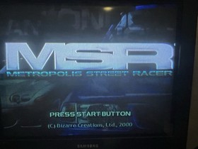 Metropolis Street Racer (Sega Dreamcast, 2001) CIB Complete w/ Manual Inserts