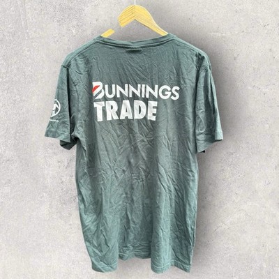 BUNNINGS TRADE GREEN SHORT SLEEVE SHIRT Size 2XL