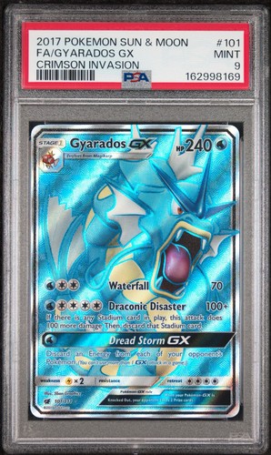 Gyarados-GX graded PSA 9 for sale on eBay