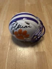 Travis Etienne Signed Autographed Clemson Tigers Mini Speed Helmet. JSA Coa