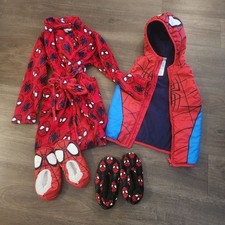 Spider-Themed Red and Blue Kids Costume Set