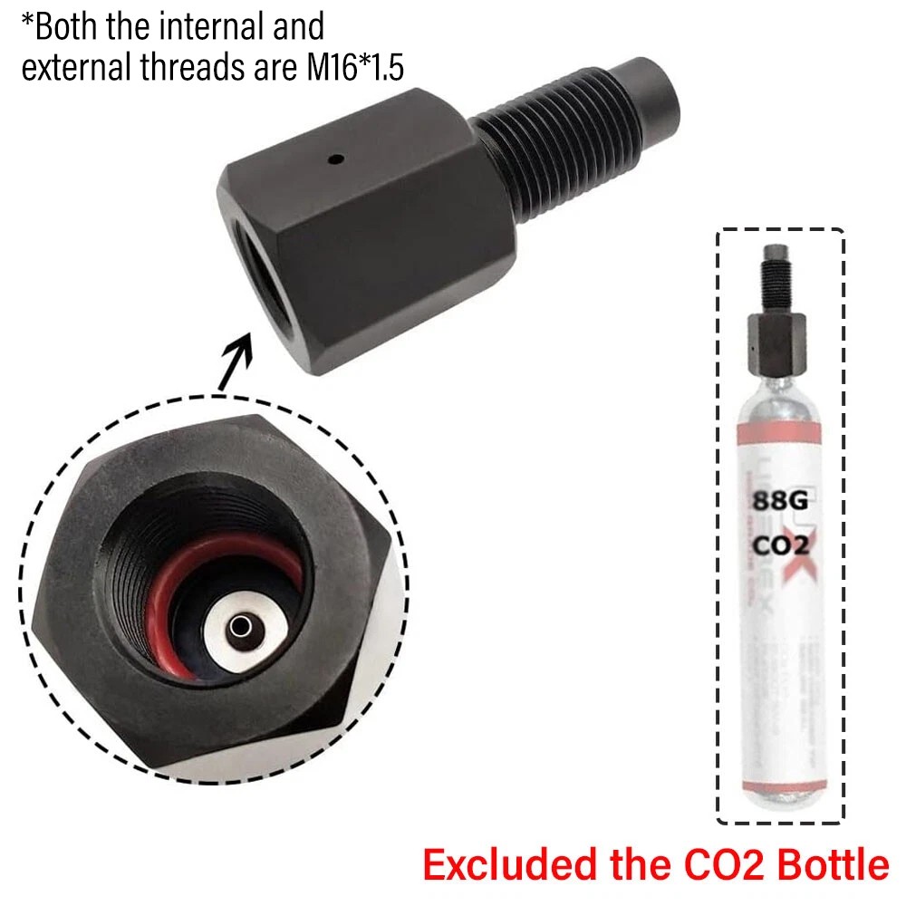 88g CO2 Capsules CO2 Saver Adapter Removable For Umarex AirJavelin ,Fusion 2