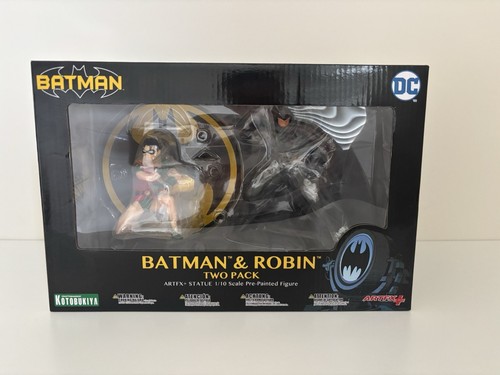 Kotobukiya ARTFX+ All Star Batman & Robin Two Pack 1/10 Scale PVC Statue Figure - Picture 1 of 6