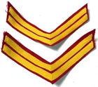CIVIL WAR US UNION USMC MARINE CORPORAL NCO  RANK CHEVRONS