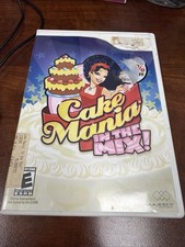 Majesco Cake Mania: In the Mix! Nintendo Wii 4 Player Co-Op Manual 2008