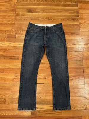 AW Selvedge Denim Co. Tom Ripe 13 oz. Raw Unsanforized Denim Jeans Men 36 x 32