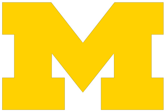UofM Michigan Block M Vinyl Decal Sticker - You choose color and size
