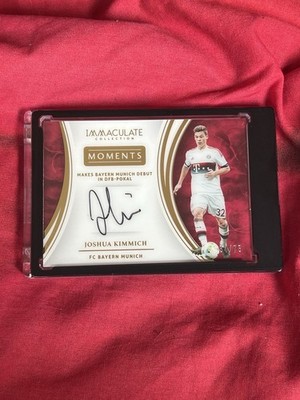 2017 Panini Immaculate Soccer Moments Joshua Kimmich  34/75 SP