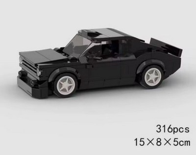 Ford Escort MK2, MOC Bausatz, schwarz, 316 pcs.  NEU,  TOP