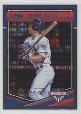 2018 Panini USA Baseball Stars & Stripes Longevity Johnny Aiello #12 2u3