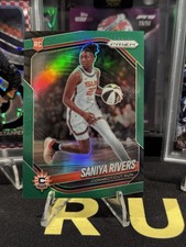 2025 WNBA Prizm #131 Saniya Rivers Green Prizm RC Connecticut Sun