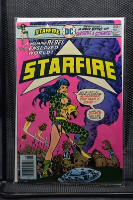 Starfire #1 DC Bronze Age Comics 1976 1st Appearance Swords
