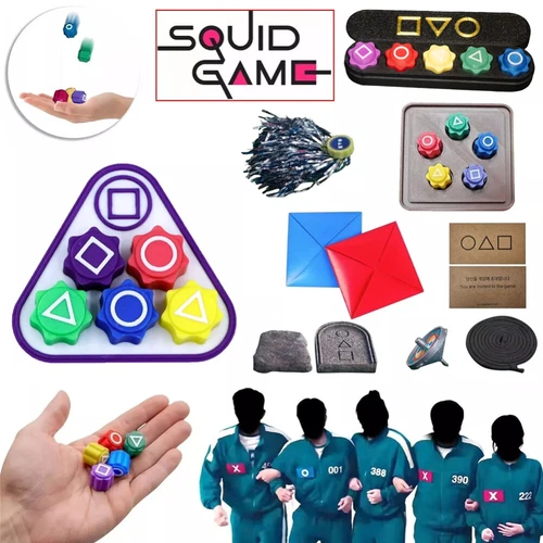 Squid Game Season 2 Gonggi Gong-gi 공기 Toy Korean Jack Stones Game NEW VIRAL GAME - Picture 4 of 40