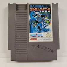 Baseball Simulator 1.000 (Nintendo NES) Tested Vintage 90s Sports Video Game