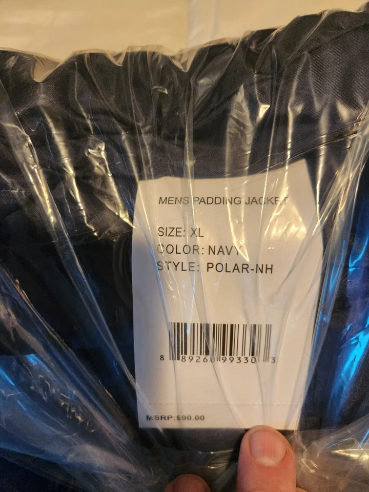 Totes Polar-NH Mens Padded Jacket Navy XL - Image 4 of 4