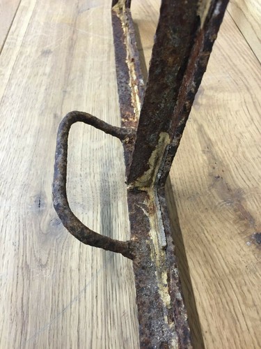 Altes großes Metallfenster Sprossenfenster Fenster Fensterrahmen H95B70,5cm - Bild 4 von 11