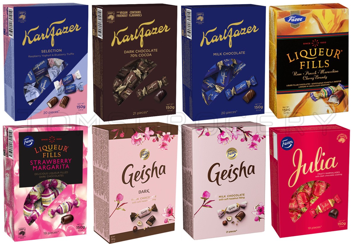 FAZER Chocolate Candies Liqueur Fills European Sweets Selection | eBay